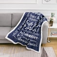 thumbnail image 2 of Christian Throw Blanket Religious Gifts - Inspirational Fluffy Blankets with Faith Hope Love Messages for Christian Gifts for Women | Snuggly Soft and Cozy Blanket Christian Decor | 50" X 60", 2 of 6