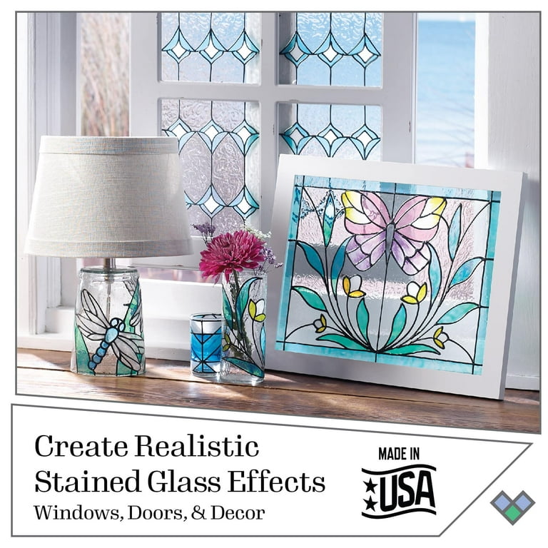 6 Pack: Plaid® Gallery Glass® Stained Glass Effect Paint, 2oz. 