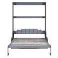 thumbnail image 4 of Newboti Furniture Queen Size Murphy Bed Wall Bed with Cushion,Gray NO.88315, 4 of 16