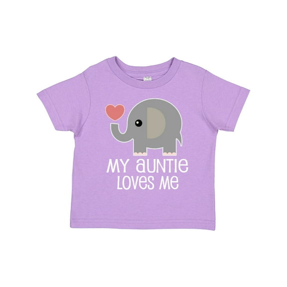 Inktastic My Auntie Loves Me Niece Boys or Girls Toddler T-Shirt