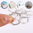 thumbnail image 3 of GFDYREE 1 Inch Loose Leaf Binder Rings, 100PCS Nickel Plated Steel Book Rings for Index Cards, Crafts, Reports, Flash Cards, Notebook, Keychain, Loose Leaf Paper, Photo Albums, 3 of 6