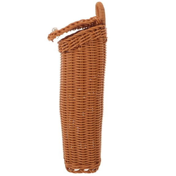 Raindrops Wicker Storage Basket Rattan Basket 35.00X12.00X11.00CM