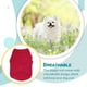 thumbnail image 3 of Methold Ropa para cachorros Algodón Sin hebillas Primavera y verano Chaleco para perros Disfraces Ropa Cachorros Sudadera Camisa para mascotas Verde Ropa para mascotas Rosa roja 3XL Methold PT003787-95B, 3 of 6