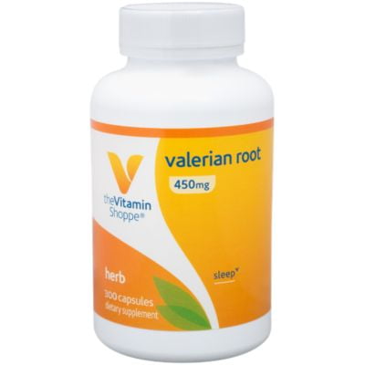 Valerian Root 450mg (Valeriana Officinalis)  Supports Relaxation  Calmness, Non Habit Forming Herbal Supplement (300 Capsules) by The Vitamin