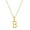B, variant on Initial Necklace Stainless Steel Letters Pendant Necklace for Women English First Alphabet Name Monogram Stackable Necklaces Jewelry Gold F