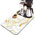 thumbnail image 2 of Coffee Bar Mat Accessories for Countertop Boho Absorbent Hide Stain Rubber Backed Dish Drying Mats for Kitchen Counter Draining Pad Decor Gift Fit Under Coffee Maker, 19.5x12in, 2 of 6