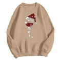 thumbnail image 4 of Jovati Haut de Noël pour Femmes, Haut de Mode Coloré à Imprimé de Noël à Col Rond pour Femmes, Chandails à Manches Longues, 4 of 4