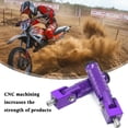 thumbnail image 3 of Reposapiés plegables para motocicleta VUOZIP M8 de aluminio morado, 3 of 7