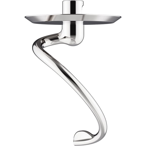 Stainless Steel Spiral Dough Hook for Kitchenaid Stand Mixer, 4.5 Qt - 5 Qt Tilt-Head Stand Mixer Attachments for Kitchenaid Dough Hook - Dishwasher Safe