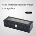 thumbnail image 1 of Watch Case Storage Box For Watch Bracelet Storage Box Warch Display Box 6Grid Watch PU Leather Display Case Storage Jewellery Box Bracelet Tray Holder, 1 of 8