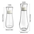 thumbnail image 3 of Professional Oil Dispenser Elegant Oil Pourer Bottle Oil Dispenser Oil Sprayer with Steel Spout, 3 of 9