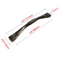 thumbnail image 6 of Utopia Alley Trieste Pull Handle - Decorative Cabinet Drop Pull Handles- Vintage Cabinet Hardware with Hand Finished Antique Brass - Metal Drawer Pull Handle, 3.75" Center to Center, 6 of 8