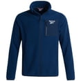 thumbnail image 1 of Reebok Chaqueta Polar para Hombre - Chaqueta Softshell de Invierno con Cremallera y Forro Polar Liviano para Hombre con Bolsillos para Senderismo y Entrenamiento Talla Grande Batik Azul, 1 of 1