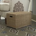 thumbnail image 5 of Household Essentials Wicker Chest, Decorative Seagrass Storage Chest for Home Organization, 5 of 5