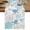 Blue,Teal,Beige, variant on Table Runner 120 Inches Long, Coral Sea Turtle Coastal Decorative Table Runner for Party Wedding Home Decor, Blue Summer Nautical Starfish Dresser Scarves for Kitchen Tables Decor 13x120 Inch