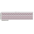 thumbnail image 2 of Ambesonne Geometric Fabric by the Yard Upholstery, Wavy Stripes Nautical, 5 Yards, Warm Taupe Pink Cream, 2 of 4