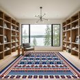 thumbnail image 2 of ODIKA 2'x3' Machine Washable Non-Slip Area Rug, Graphic Navy Blue High Traffic Rug, Blue, 1052312, 2 of 7