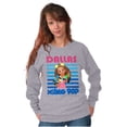 thumbnail image 3 of XOMG POP Music Fan Dallas Cartoon Women Plus Size Sweatshirt Brisco Brands 2X, 3 of 5