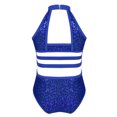 thumbnail image 5 of MSemis Girls Kids Sequins High Mock Neck Cutout Back Tank Leotard, 5 of 7