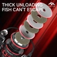 thumbnail image 6 of Red Spinning Fishing Reel Ultralight 10KG Max Drag 5.2:1 Gear Ratio Metal Spool&Rocker Arm For FreshwaterTG Fishing, 6 of 14
