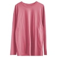 thumbnail image 4 of EDFBUYKRS Women’S Lace Rhinestone Top with Long Sleeves, Sizes S, 4 of 4