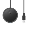 thumbnail image 1 of Condenser Microphone Plastic Black for Studio Recording Conferences 1Pcs 2.8x2.8x0.6in, 1 of 8