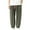 Army Green, variant on Linen Pants Men Casual Harem Pant Loose Stretchy Waist Casual Hippie Trousers Lightweight Loose Beach Yoga Pants Khaki