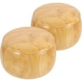 thumbnail image 4 of Go Pièces d'Échecs Conteneur 2 Pcs Bol Rond en Bois Classique 14.5x14.5 Po, 4 of 8
