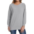 thumbnail image 2 of Chandail Chic à Revers pour Femmes, Cardigan à Boutons Raffiné, Mélange de Polyester Léger, Coupe Ample à Manches Longues, Conçu pour un Usage Professionnel, Quotidien et Saisonnier, 2 of 8