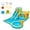 Style A, variant on Inflatable Water Slide Park with Dual Slides, Splash Pool & Climbing Wall, Kids Bounce House with Water Cannon & Sprinkler Tunnel, Outdoor Backyard Water Play Set with Blower, Style C