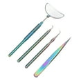 thumbnail image 2 of Herramienta para pestañas, 4 pinzas para extensión de pestañas, juego de herramientas para extensión de pestañas, acabado de lujo, 2 of 8