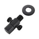 thumbnail image 2 of Válvula de cierre Strade Fareast Limited adaptador de cobre para baño negro 2 salidas, 2 of 8