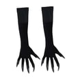 thumbnail image 3 of Guantes de pata para disfraz de Halloween, disfraz de cosplay portátil para actuaciones en el escenario del club. uña negra, 3 of 9
