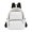 White, variant on JIALIOU Mini Backpack Purse for Women Quilted Casual Daypack Small Travel Shoulder Bag, Evening Colorful Clouds