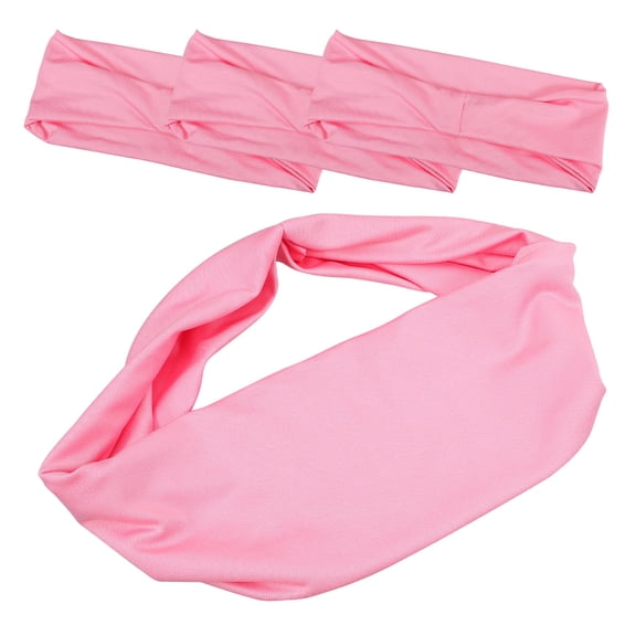 LIFKOME Lifkome Pink Sports Sweatbands Breathable Lightweight for Running 4Pcs