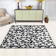 thumbnail image 5 of Ryvnso Doodle Pandas Area Rug Floor Mats Non-Slip Home Carpet 80 x 58 inch, 5 of 7