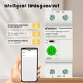 thumbnail image 2 of Mistaha Smart Leakage Protection WiFi Switch with Energy Consumption Monitoring, Remote Control, and Overcurrent Protection - White, 2 of 7