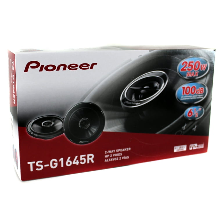 Pioneer, 6.5 Inch Car Speakers, TS-G1645R, 250 Watt G Series
