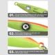 thumbnail image 5 of Hundimiento Vertical Jigging Cebo Plano Otoño Plantilla Pesca Lento Señuelo Lenta 120g 150g 200g Luminoso Con para en Alta Mar, 5 of 9