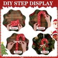 thumbnail image 3 of BESTYASH 4Ud Marco De Guirnalda De Metal Verde Con Estructura Estable Para Decoraciones Navideñas, 3 of 7