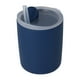 thumbnail image 2 of Vaso de entrenamiento para bebés Nikou con tapa con pajita suave azul, 2 of 15