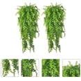 thumbnail image 1 of FONWILYO 2Sets Lifelike Plant Rattan Green Hanging Plant Decor Suitable for Centerpiece and Window, 1 of 6