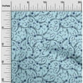 thumbnail image 2 of oneOone Cotton Poplin Baby Blue Fabric Florals Fabric For Sewing Printed Craft Fabric By The Yard 56 Inch Wide, 2 of 4
