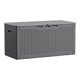thumbnail image 1 of KWUXIN 100 Gallon Waterproof Large Resin Deck Box Indoor Outdoor Lockable Storage Container for Patio Furniture Cushions Garden Tools (100 Gallon, Grey), 1 of 5