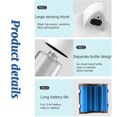 thumbnail image 4 of Bewildely Dispensador automático de espuma por inducción de 500ml, contenedor táctil con Sensor IR manos libres para baño con espuma Juegos de accesorios de baño, 4 of 6