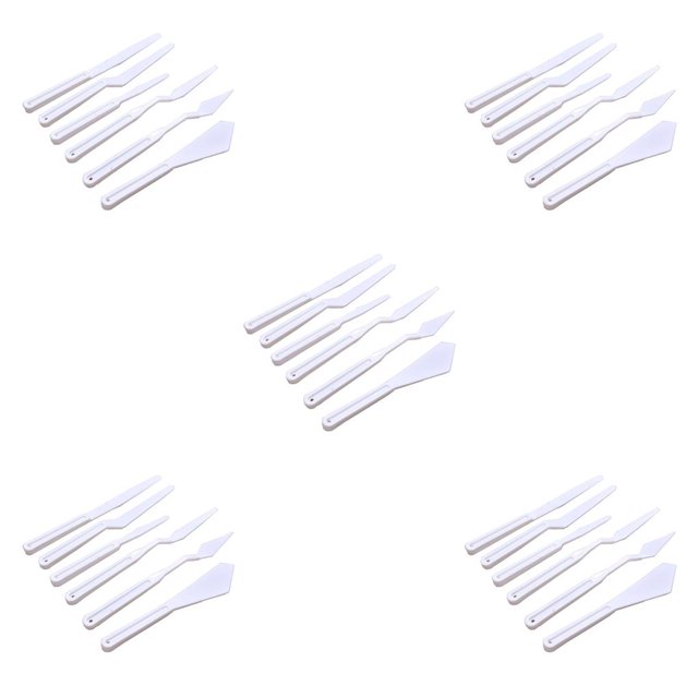 Kenally 6 Pieces Clay Sculpture Tools Set Pottery Kit Slicers Handle Anti-skidding Supplies Scrapers Painting Art Flexible Modeling Type2 NO2