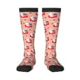thumbnail image 2 of Picia Women Crew Soft Moisture-wicking Socks Bunny And Strawberry Pattern Design Cotton Socks, One Size fit All, 2 of 9