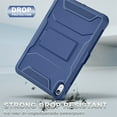thumbnail image 6 of Soke Case for iPad (A16) 11th Generation 11-inch 2025, iPad 10th Generation 10.9-inch 2022, with Built-in Screen Protector and Kickstand, Rugged Full Body Protective Cover - Navy, 6 of 7