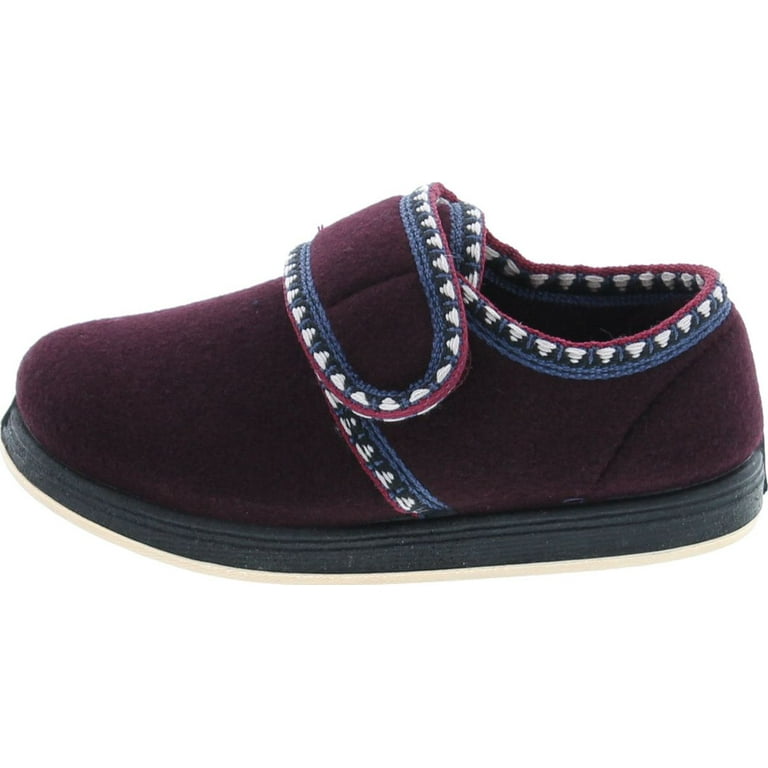 virkningsfuldhed spise udeladt Foamtreads Kids Rocket Home Slippers, Burgundy, 8 - Walmart.com