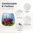 thumbnail image 4 of Rateoe Tractor on farming land Printed 2 in 1 Women's Workout Shorts for Athletic Gym Running Shorts with Phone Pockets-XX-Large, 4 of 7